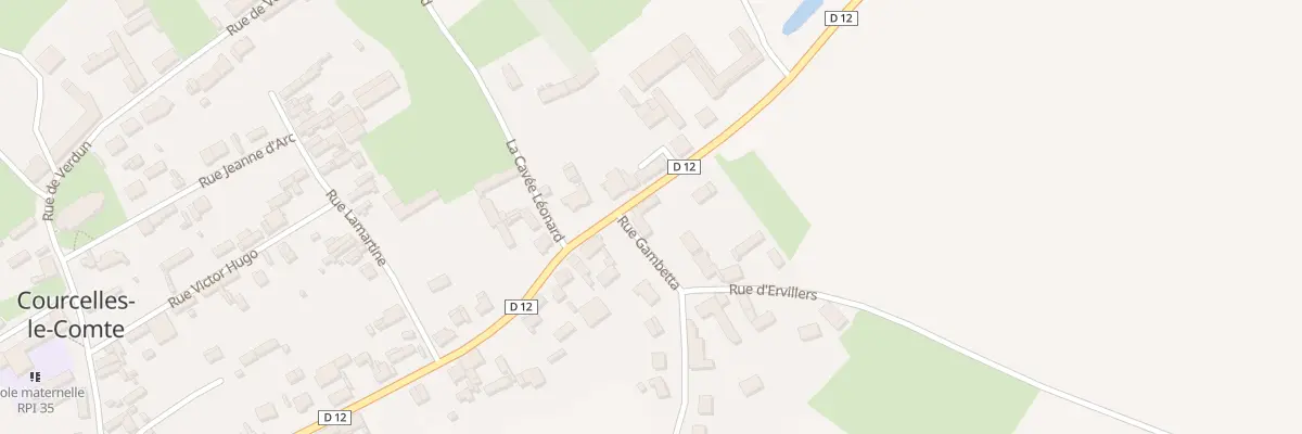 Plan du 30 Rue Jules Ferry à Courcelles-le-Comte