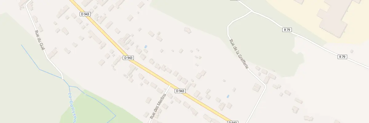 Plan du 791 Rue du Gros Moulin à Amilly