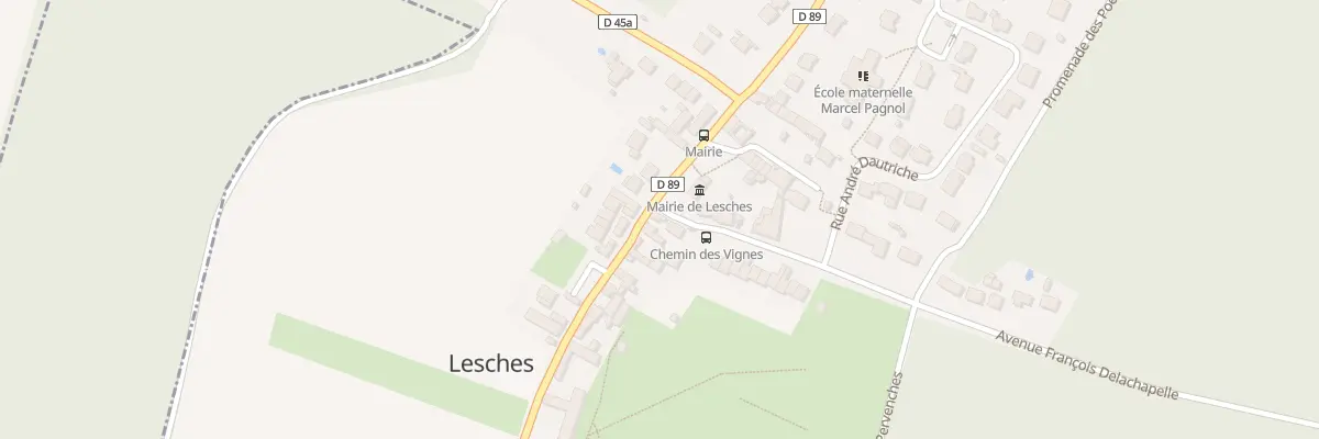 Plan du 2 Av Francois Delachapelle à Lesches