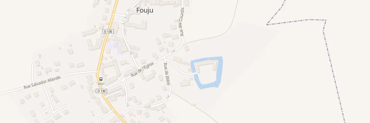 Plan du 59 Rue de la Ferme aux Douves à Fouju