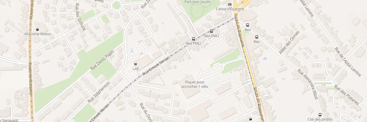 Plan du 82 Rue Ernest Renan à Achicourt