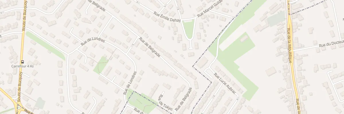 Plan du 57 Rue de Belgrade à Achicourt