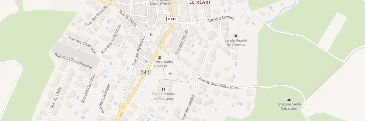 Plan du 1B Rue de Saint-Sébastien à Fourques