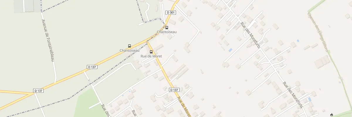 Plan du 3 Rue de Moret à Thomery