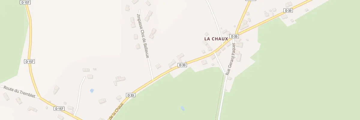 Plan du 19 Rte de la Chaux à Deneuille-les-Mines