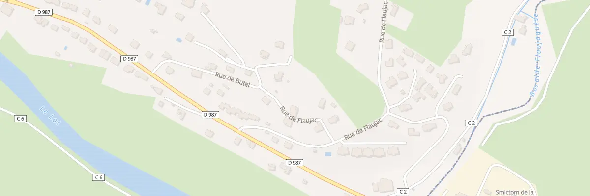 Plan du 3C Rue de Flaujac à Espalion