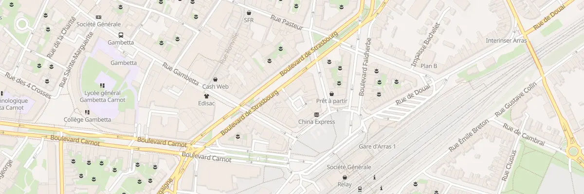 Plan du 5B Bd de Strasbourg à Arras