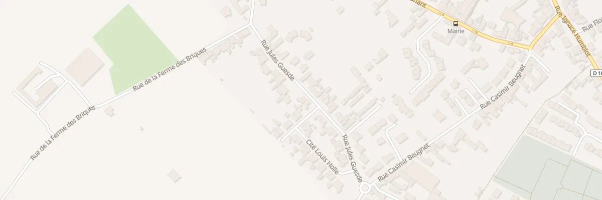 Plan du 21 Rue Jules Guesde à Auchy-les-Mines