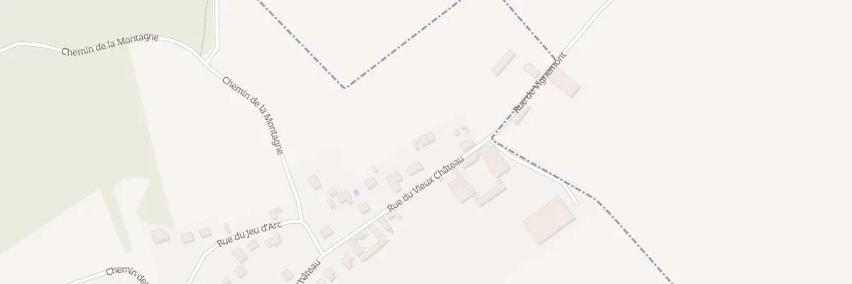 Plan du 451 Rue du Vieux Château à Vignemont