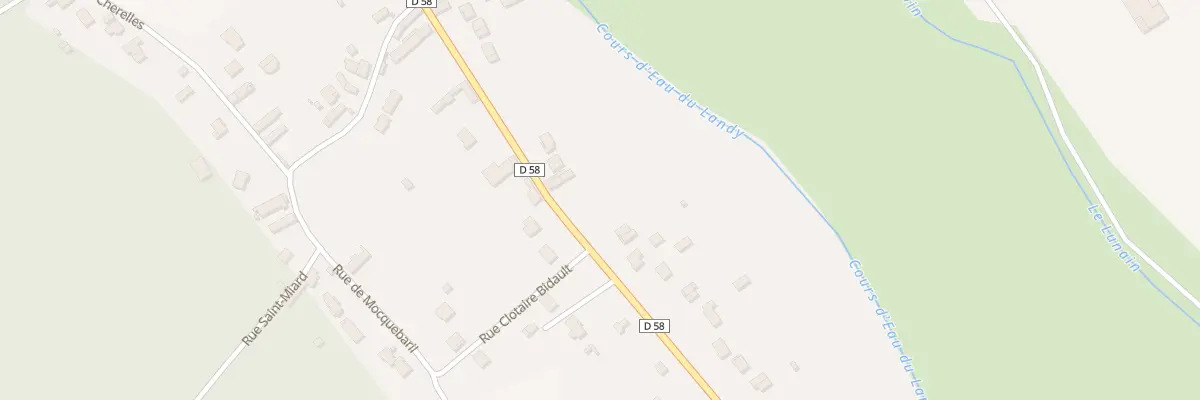Plan du 78 Rte de Fontainebleau à Nonville
