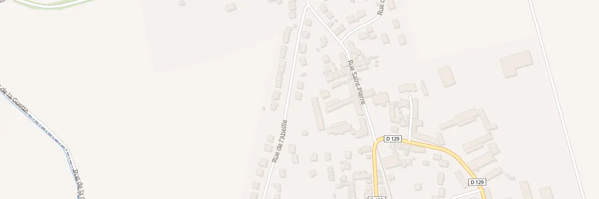 Plan du 20 Rue de l’Abeille à Villeroy