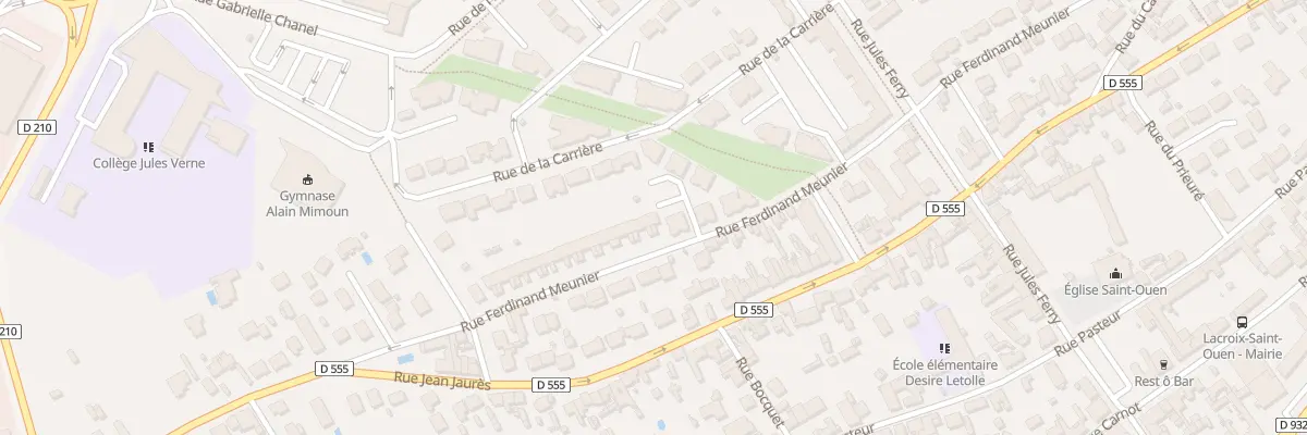 Plan du 237 Rue Ferdinand Meunier à Lacroix-Saint-Ouen