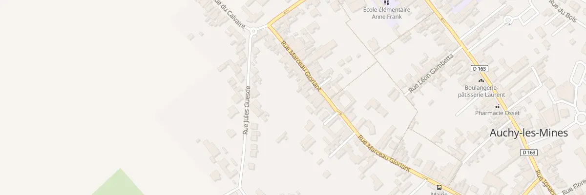 Plan du 26 Rue Gloriant à Auchy-les-Mines