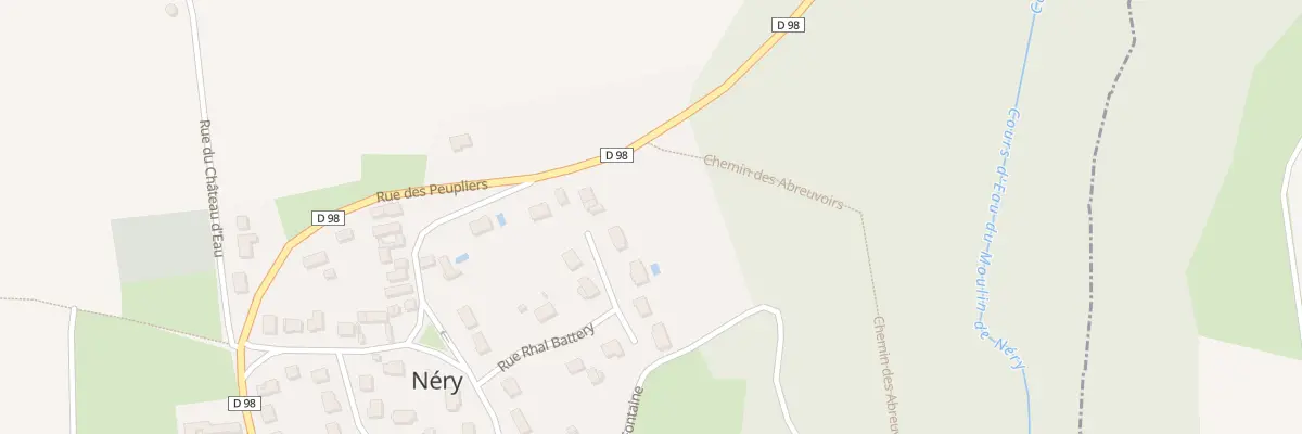 Plan du 7 Imp de la Bretèche à Néry