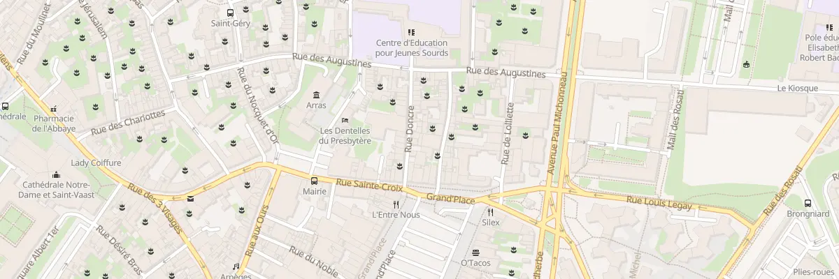 Plan du 6 Rue Doncre à Arras