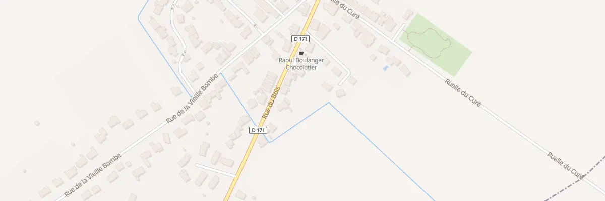 Plan du 12 Rue du Bois à Neuve-Chapelle