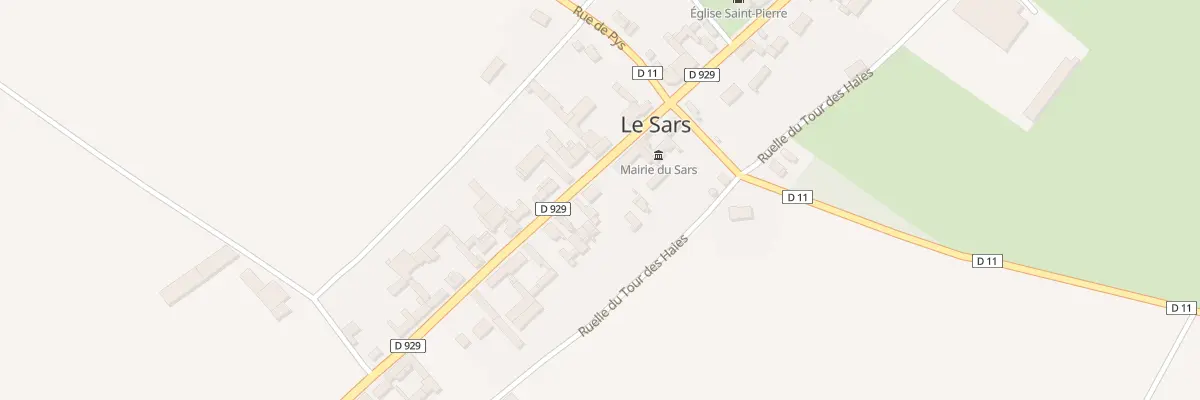 Plan du 36 Rue Nationale au Sars