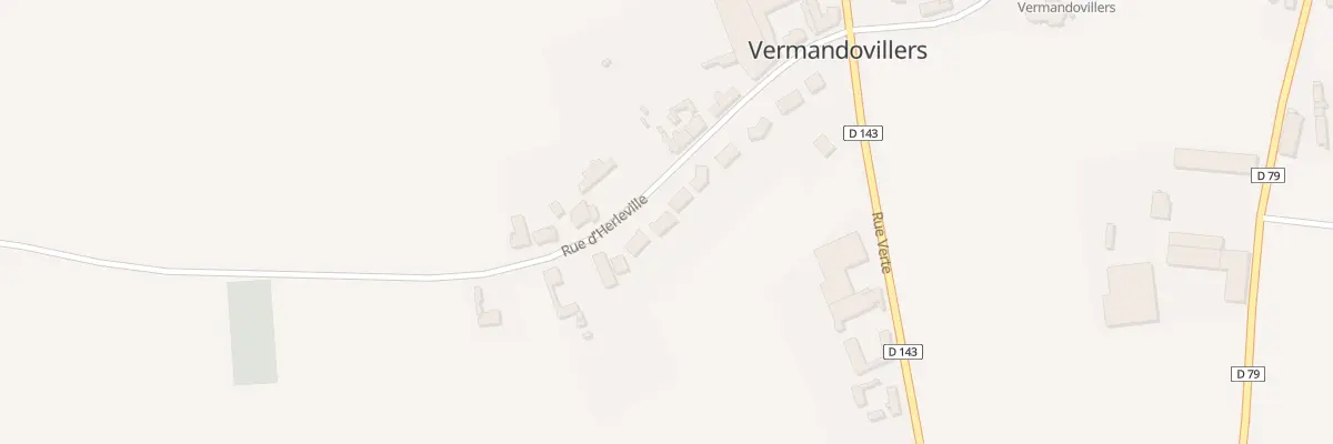Plan du 19 Rue d’Herleville à Vermandovillers