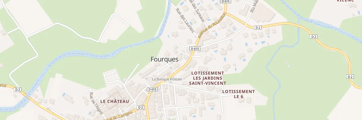 Plan du 19 Av du Roussillon à Fourques