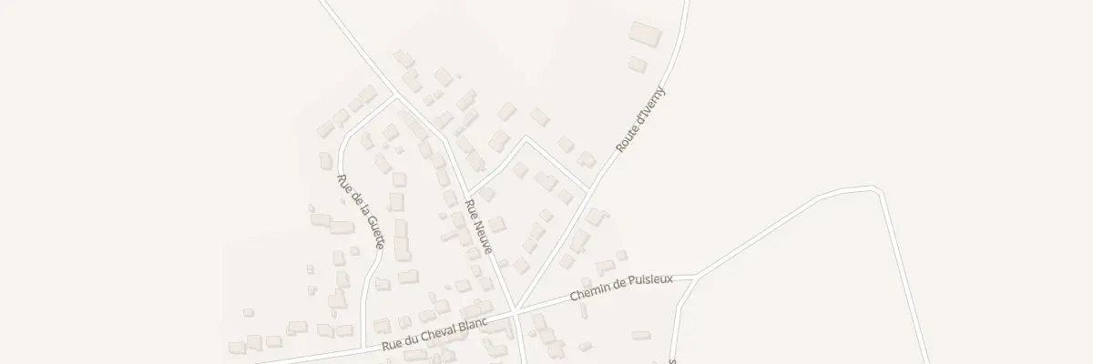 Plan du 3 Rue de l’Orgère à Villeroy