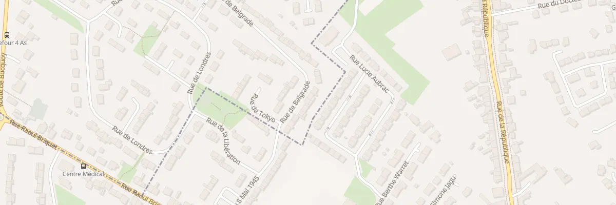 Plan du 83 Rue de Belgrade à Achicourt