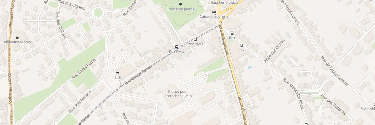 Plan du 96 Rue Ernest Renan à Achicourt