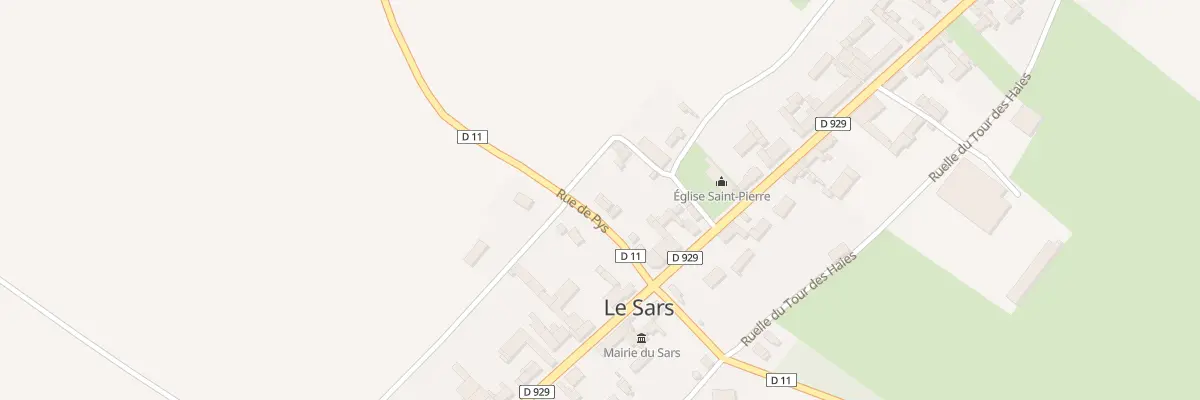Plan du 39 Rue de Pys au Sars