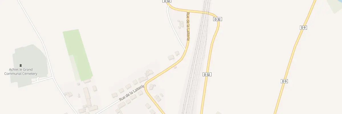 Plan du 25 Rue de la Laiterie à Achiet-le-Grand