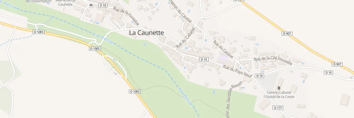 Plan du 3 Imp du Pays Neuf à La Caunette