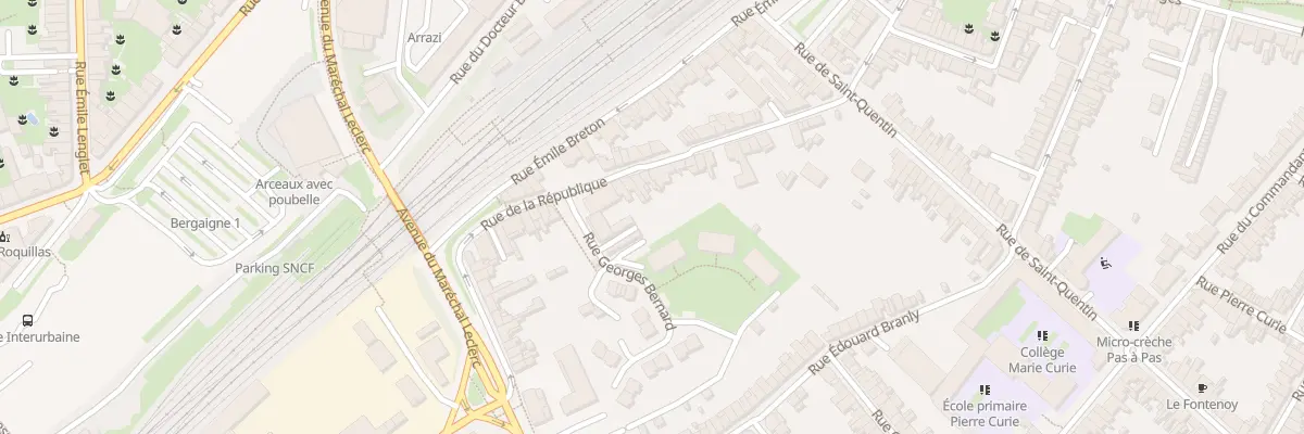 Plan du 55 Rue de la République à Arras