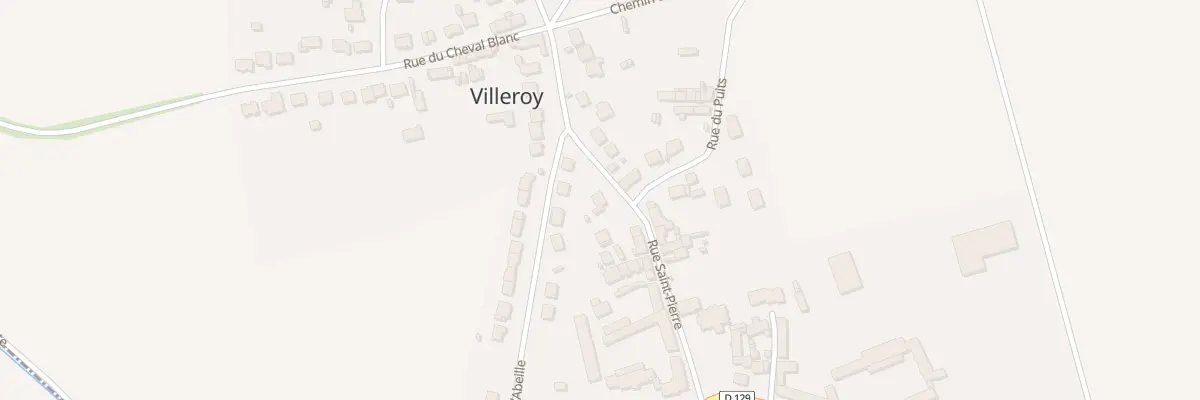 Plan du 23 Rue Saint-pierre à Villeroy