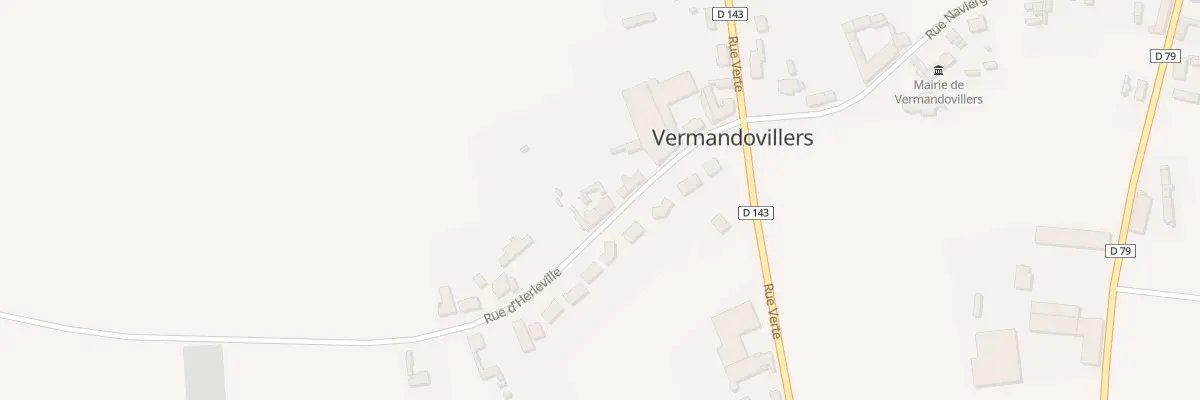 Plan du 6 Rue d’Herleville à Vermandovillers