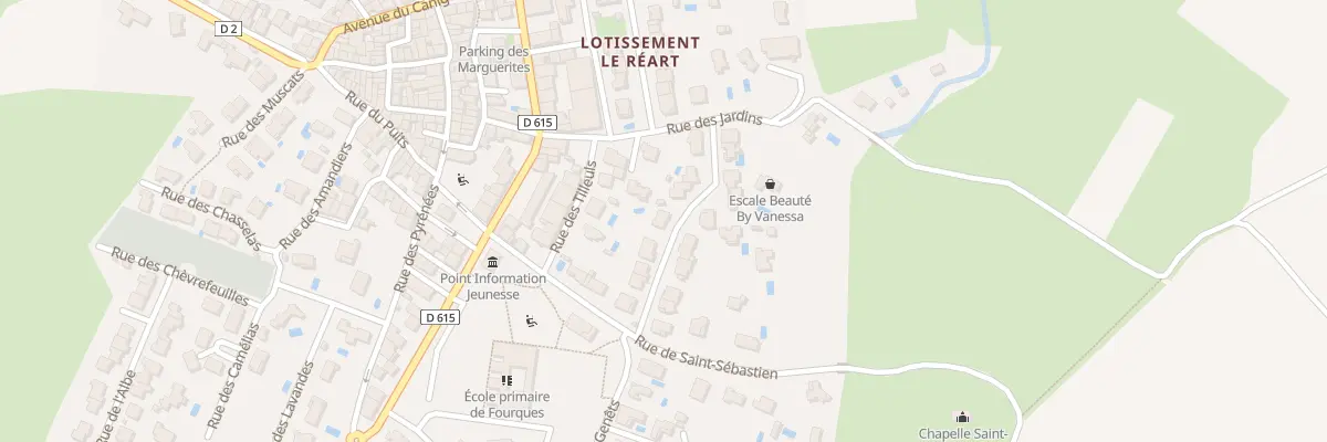 Plan du 8 Rue de Catalogne à Fourques