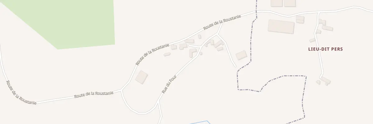 Plan du 5066 La Roustanie à Huparlac