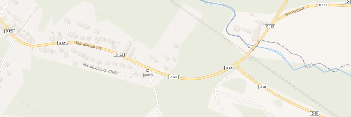 Plan du 951 Rue Jean Jaurès à Saintines