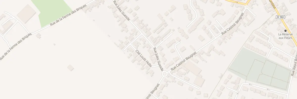 Plan du 11 Rue Jules Guesde à Auchy-les-Mines