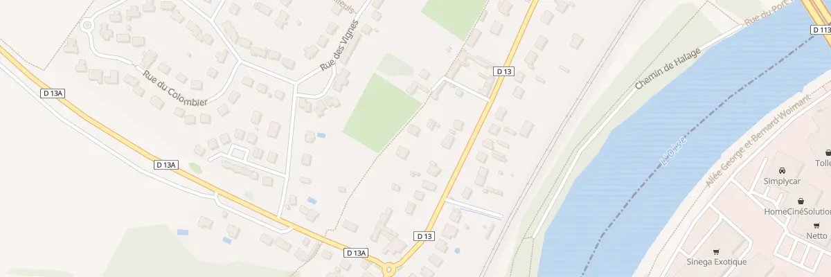 Plan du 1093 Rue de la République à Jaux