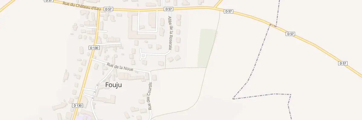 Plan du 91 All de la Roseraie à Fouju