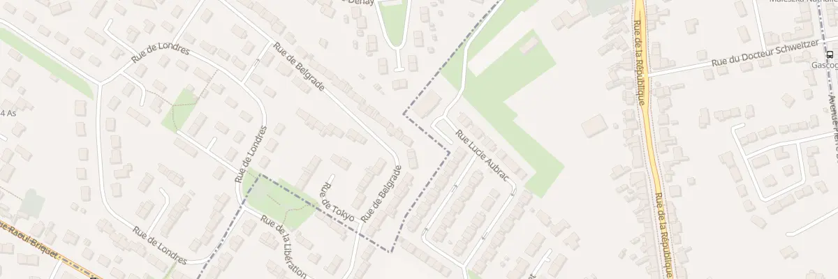 Plan du 73 Rue de Belgrade à Achicourt