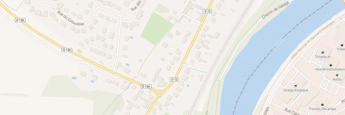 Plan du 1057 Rue de la République à Jaux