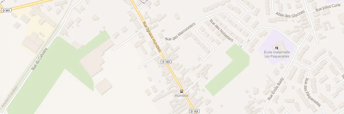 Plan du 28 Rue Ignace Humblot à Auchy-les-Mines