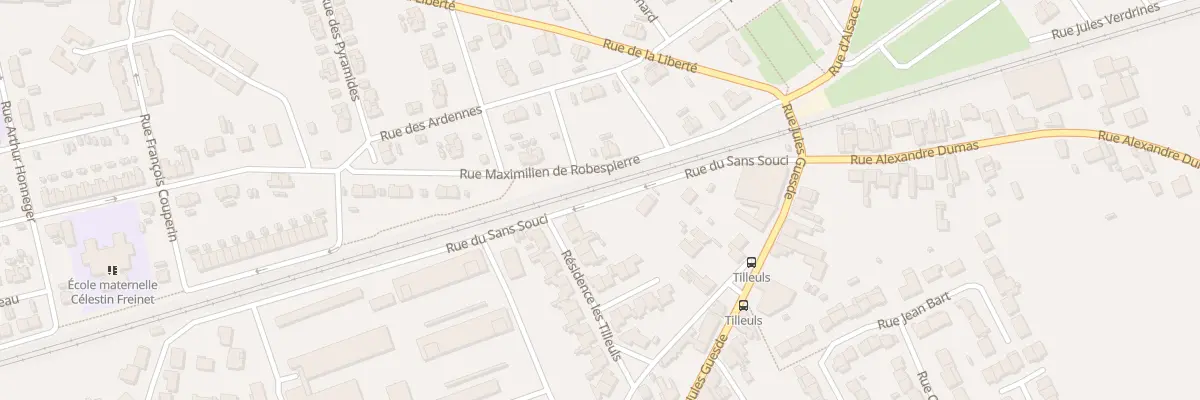 Plan du 136 Rue Jules Guesde à Liévin
