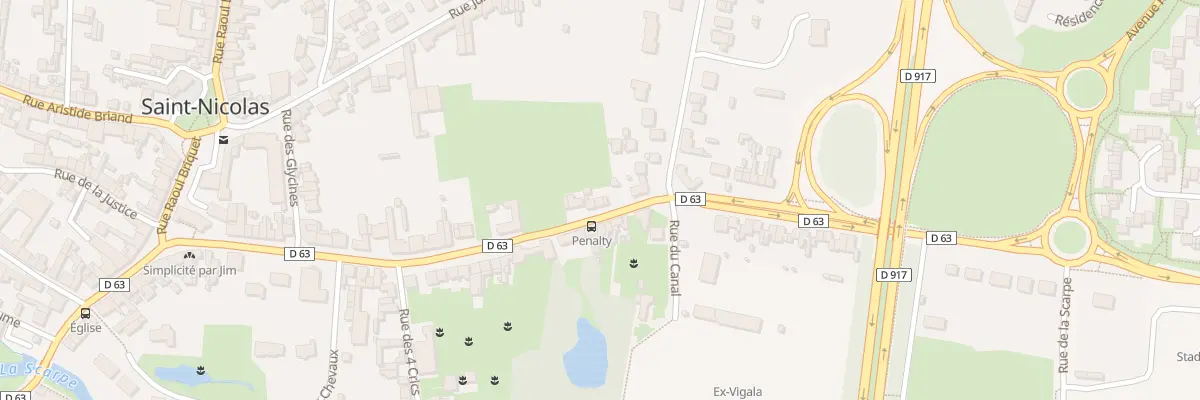Plan du 91 Rue Anatole France à Saint-Nicolas