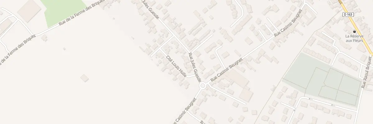 Plan du 7 Rue Jules Guesde à Auchy-les-Mines