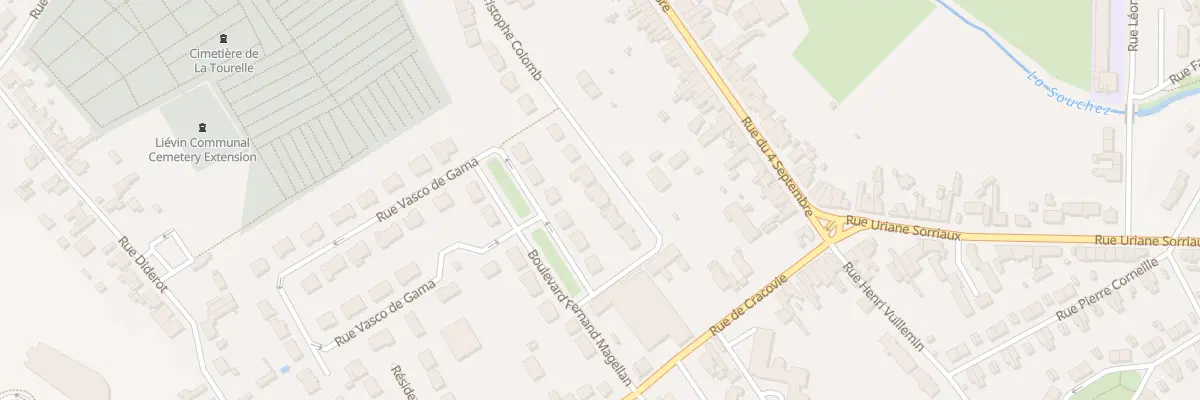 Plan du 5 Rue Christophe Colomb à Liévin