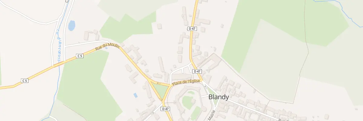 Plan du 5 Pl Couturon à Blandy