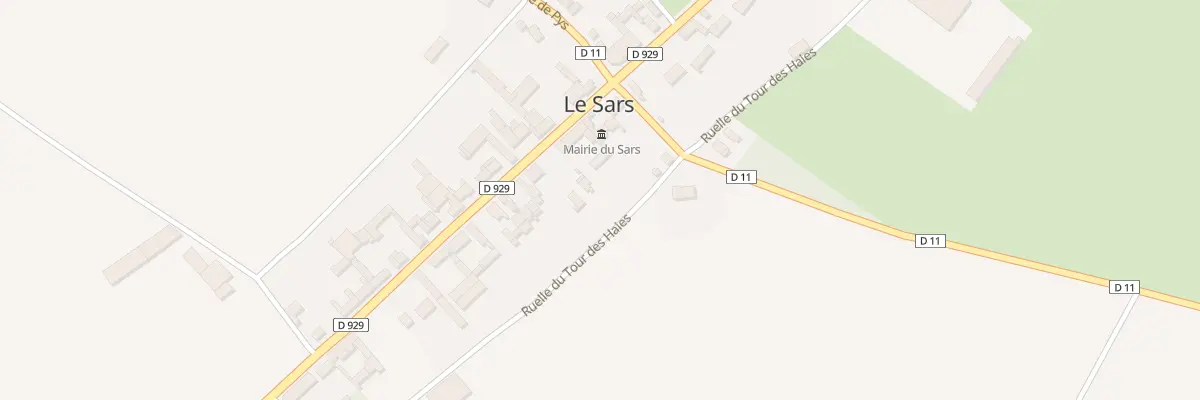 Plan du 34 Rue Nationale au Sars