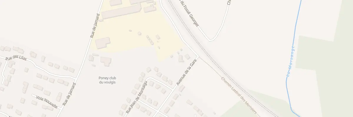 Plan du 49 Av de la Gare à Ozouer-le-Voulgis