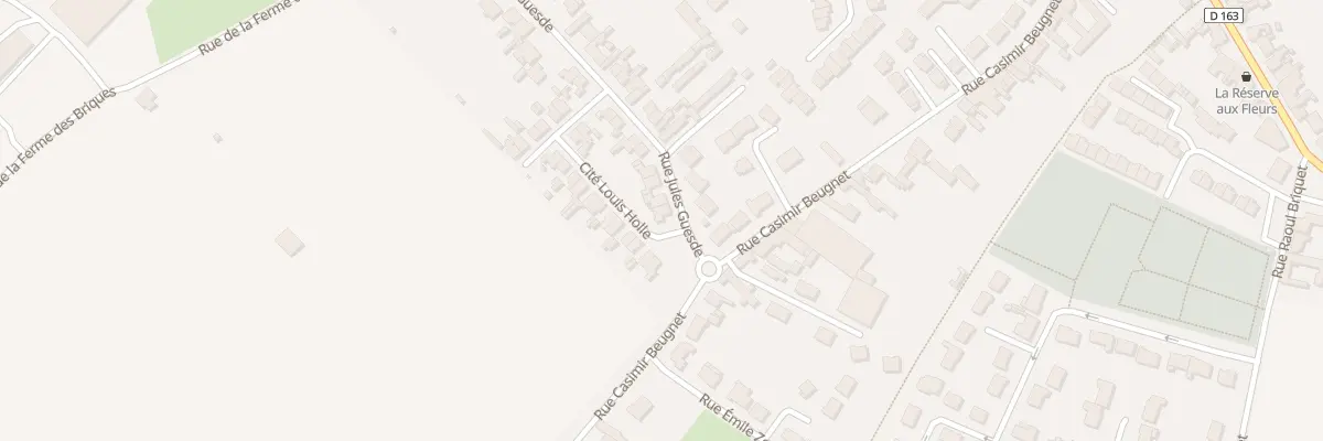 Plan du 3 Rue Jules Guesde à Auchy-les-Mines