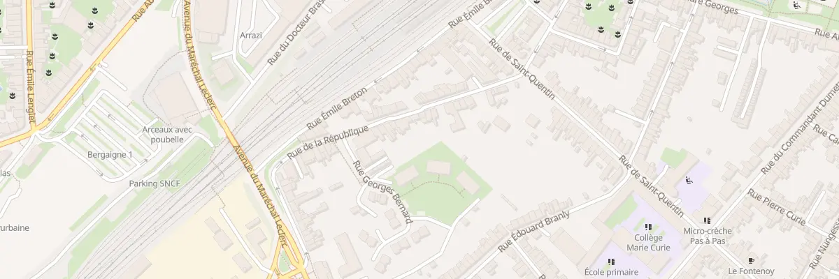 Plan du 47 Rue de la République à Arras